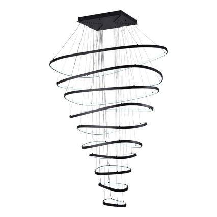 LED Stmívatelný lustr na lanku LED/370W/230V 3000-6500K pr. 100 cm + dálkové ovládání