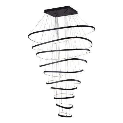 LED Stmívatelný lustr na lanku LED/370W/230V 3000-6500K pr. 100 cm + dálkové ovládání
