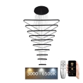 LED Stmívatelný lustr na lanku LED/385W/230V 3000-6500K + dálkové ovládání