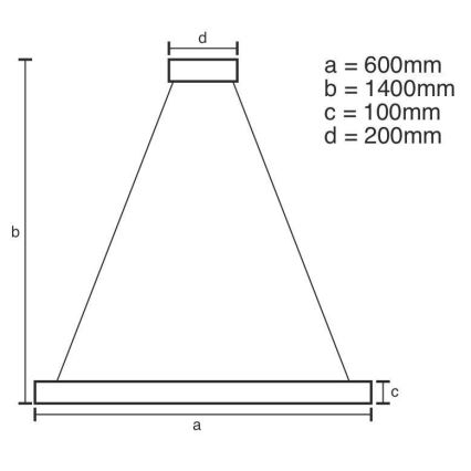 LED Stmívatelný křišťálový lustr na lanku LED/40W/230V 3000-6500K lesklý chrom + dálkové ovládání