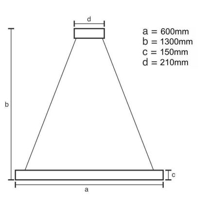 LED Stmívatelný křišťálový lustr na lanku LED/40W/230V 3000-6500K zlatá + dálkové ovládání