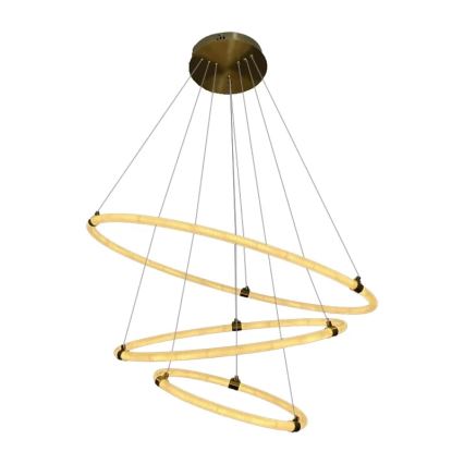 LED Stmívatelný lustr na lanku LED/45W/230V 3000-6500K pr. 80 cm + dálkové ovládání