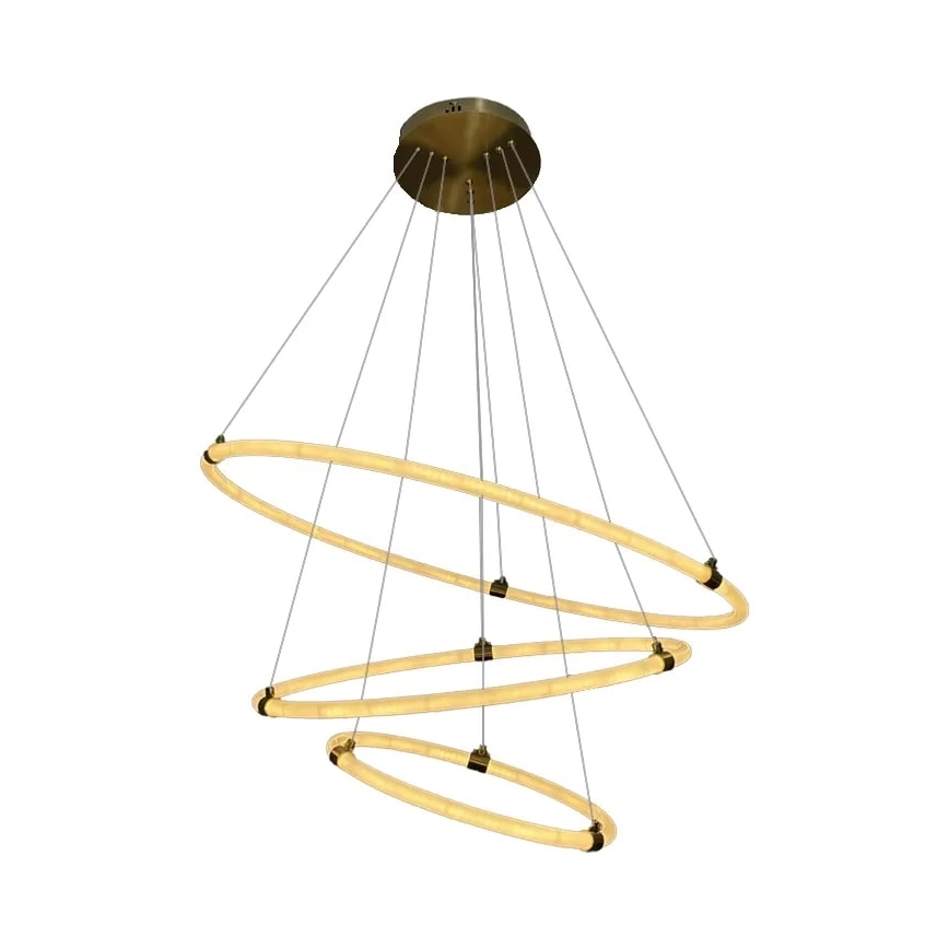 LED Stmívatelný lustr na lanku LED/45W/230V 3000-6500K pr. 80 cm + dálkové ovládání