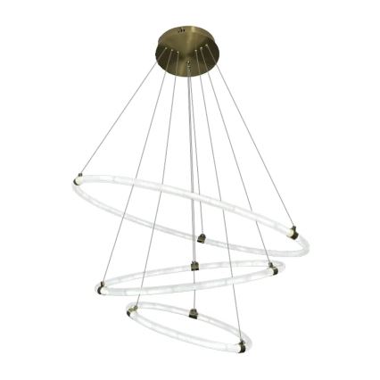 LED Stmívatelný lustr na lanku LED/45W/230V 3000-6500K pr. 80 cm + dálkové ovládání
