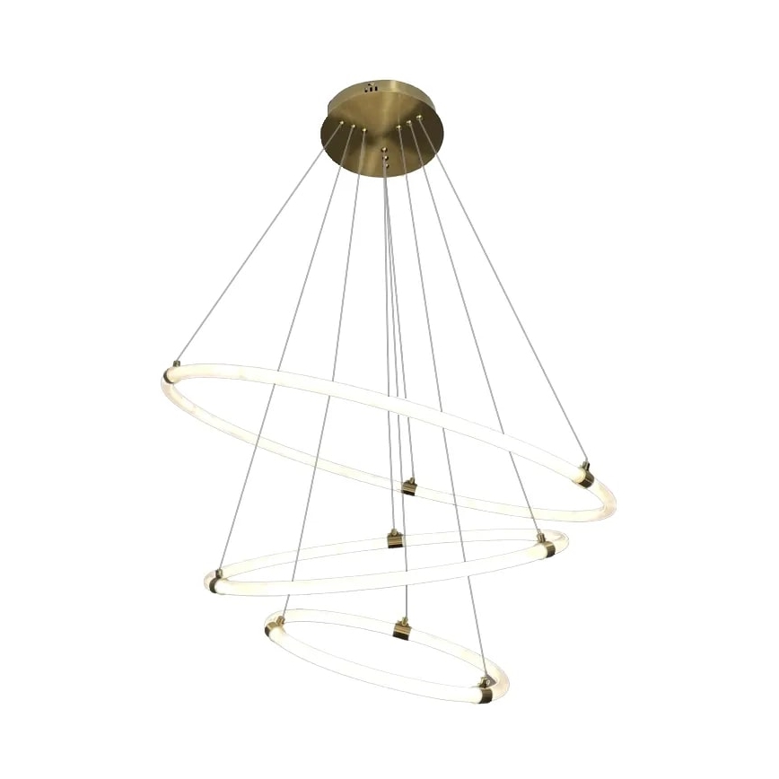 LED Stmívatelný lustr na lanku LED/45W/230V 3000-6500K pr. 80 cm + dálkové ovládání