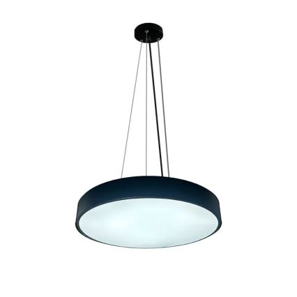LED Stmívatelný lustr na lanku LED/50W/230V 3000-6500K černá + dálkové ovládání