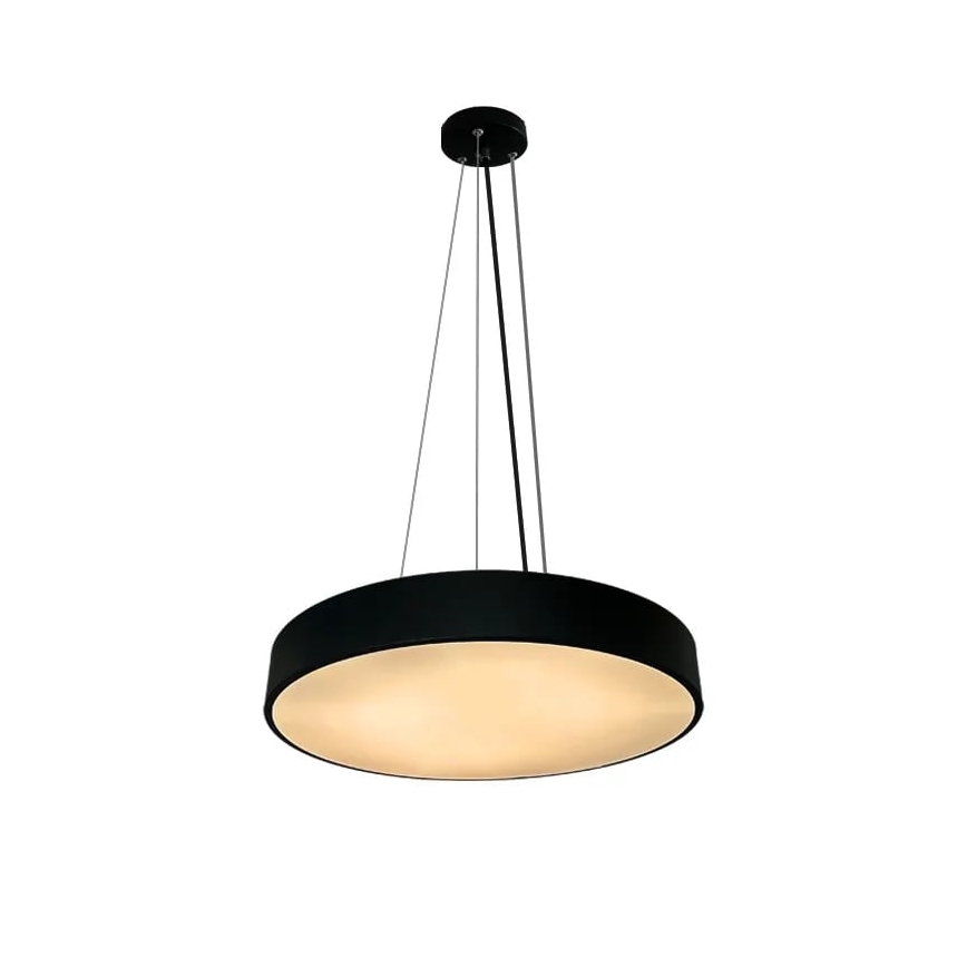 LED Stmívatelný lustr na lanku LED/50W/230V 3000-6500K černá + dálkové ovládání