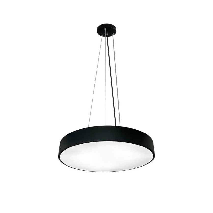 LED Stmívatelný lustr na lanku LED/50W/230V 3000-6500K černá + dálkové ovládání