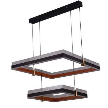 LED Stmívatelný lustr na lanku LED/50W/230V 3000-6500K + dálkové ovládání