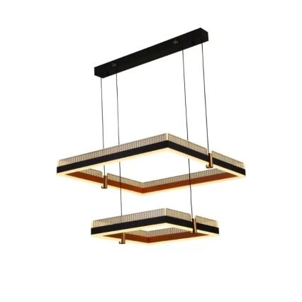 LED Stmívatelný lustr na lanku LED/50W/230V 3000-6500K + dálkové ovládání