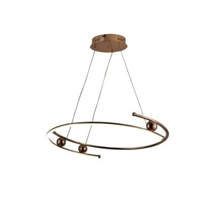 LED Stmívatelný lustr na lanku LED/50W/230V 3000-6500K pr. 60 cm + dálkové ovládání
