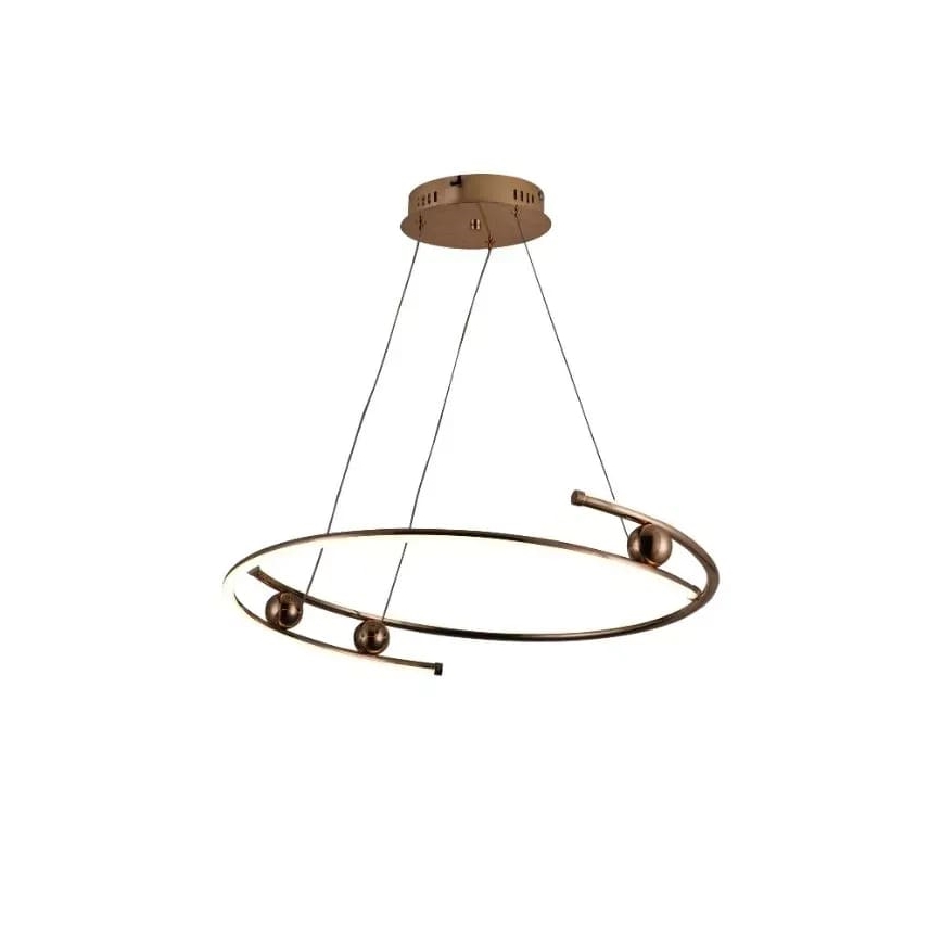 LED Stmívatelný lustr na lanku LED/50W/230V 3000-6500K pr. 60 cm + dálkové ovládání