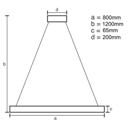 LED Stmívatelný křišťálový lustr na lanku LED/55W/230V 3000-6500K chrom + dálkové ovládání