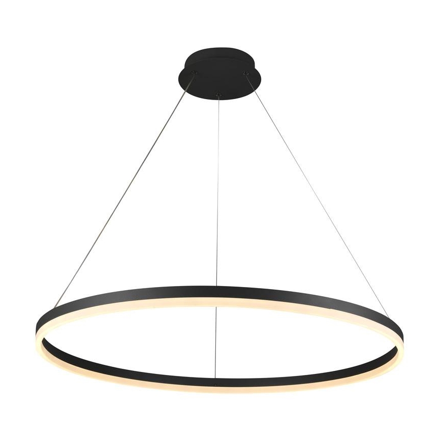 LED Stmívatelný lustr na lanku LED/55W/230V 3000-6500K + dálkové ovládání