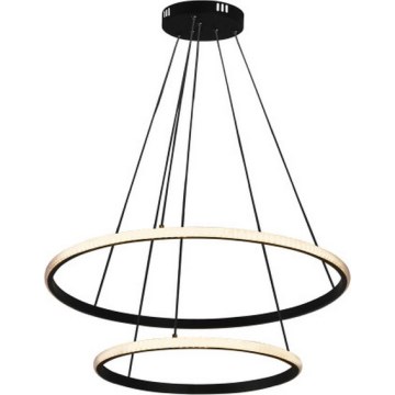 LED Stmívatelný lustr na lanku LED/55W/230V 3000-6500K pr. 60 cm + dálkové ovládání