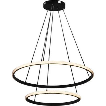 LED Stmívatelný lustr na lanku LED/55W/230V 3000-6500K pr. 60 cm + dálkové ovládání