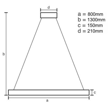 LED Stmívatelný křišťálový lustr na lanku LED/60W/230V 3000-6500K zlatá + dálkové ovládání