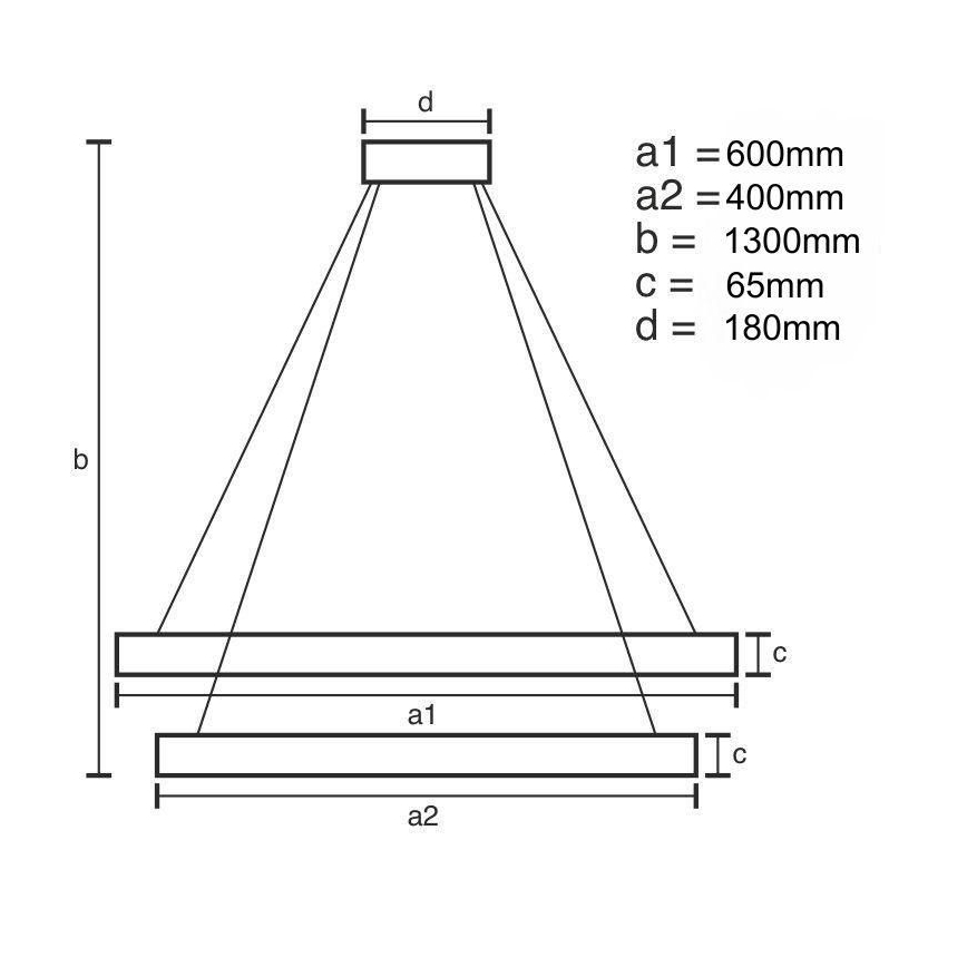 LED Stmívatelný křišťálový lustr na lanku LED/65W/230V 3000-6500K lesklý chrom + dálkové ovládání