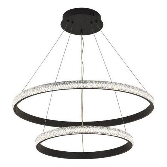 LED Stmívatelný lustr na lanku LED/65W/230V 3000-6500K + dálkové ovládání