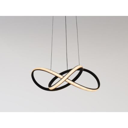 LED Stmívatelný lustr na lanku LED/65W/230V 3000-6500K pr. 49 cm + dálkové ovládání