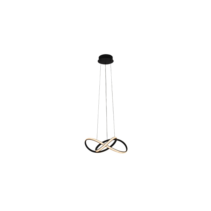 LED Stmívatelný lustr na lanku LED/65W/230V 3000-6500K pr. 49 cm + dálkové ovládání