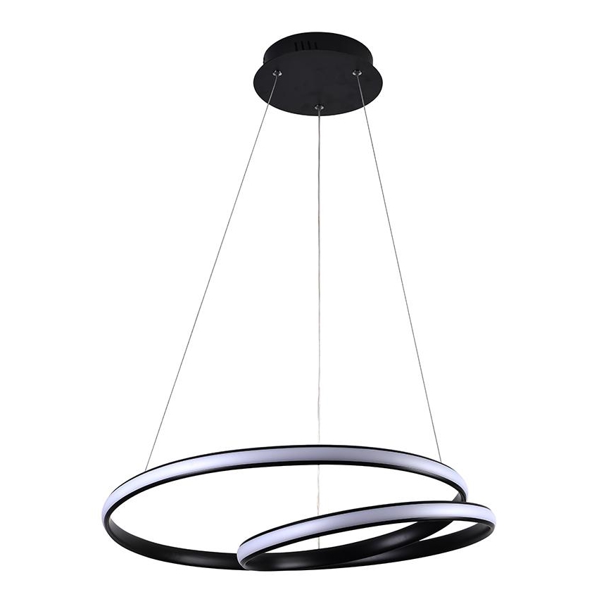 LED Stmívatelný lustr na lanku LED/65W/230V 3000-6500K + dálkové ovládání
