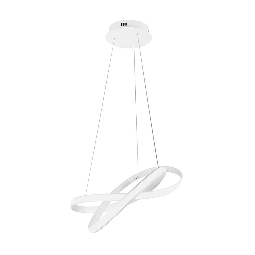 LED Stmívatelný lustr na lanku LED/70W/230V 3000-6500K bílá + dálkové ovládání