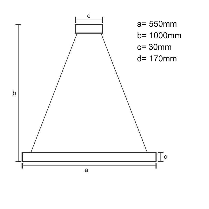 LED Stmívatelný lustr na lanku LED/70W/230V 3000-6500K bílá + dálkové ovládání