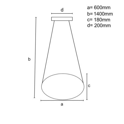 LED Stmívatelný lustr na lanku LED/70W/230V 3000-6500K chrom + dálkové ovládání