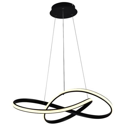 LED Stmívatelný lustr na lanku LED/70W/230V 3000-6500K pr. 55 cm + dálkové ovládání