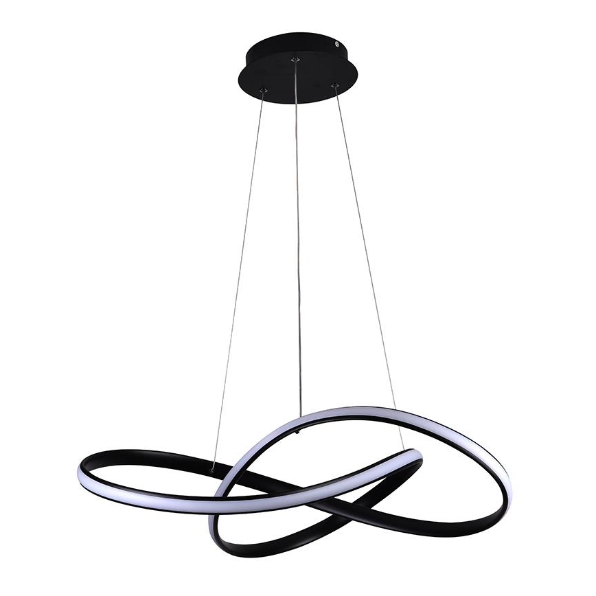 LED Stmívatelný lustr na lanku LED/70W/230V 3000-6500K pr. 55 cm + dálkové ovládání