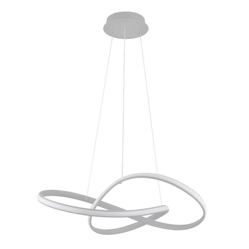 LED Stmívatelný lustr na lanku LED/70W/230V 3000-6500K pr. 55 cm + dálkové ovládání