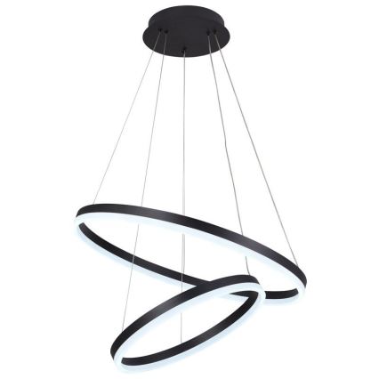 LED Stmívatelný lustr na lanku LED/70W/230V 3000-6500K pr. 60 cm + dálkové ovládání