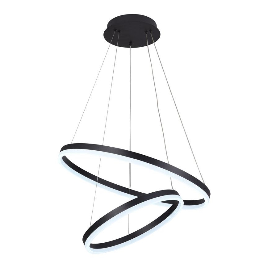 LED Stmívatelný lustr na lanku LED/70W/230V 3000-6500K pr. 60 cm + dálkové ovládání