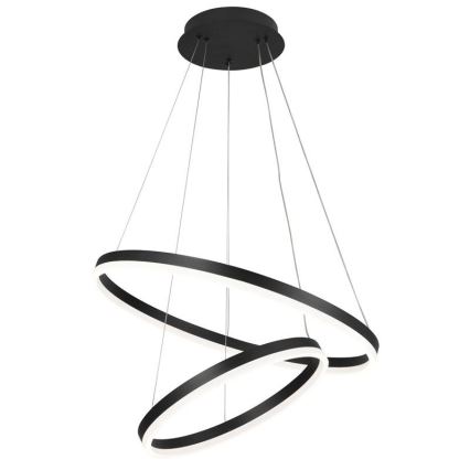 LED Stmívatelný lustr na lanku LED/70W/230V 3000-6500K pr. 60 cm + dálkové ovládání