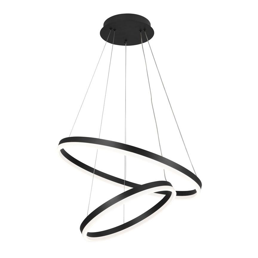 LED Stmívatelný lustr na lanku LED/70W/230V 3000-6500K pr. 60 cm + dálkové ovládání