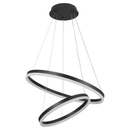 LED Stmívatelný lustr na lanku LED/70W/230V 3000-6500K pr. 60 cm + dálkové ovládání