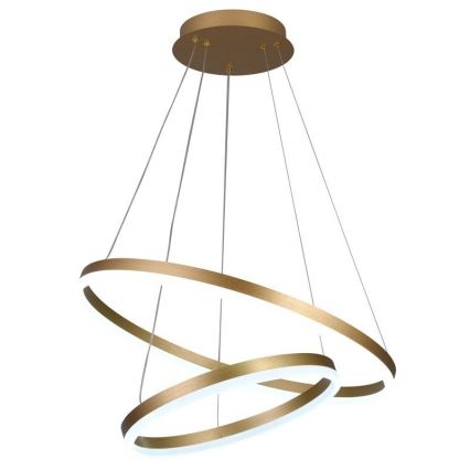 LED Stmívatelný lustr na lanku LED/70W/230V 3000-6500K pr. 60 cm + dálkové ovládání