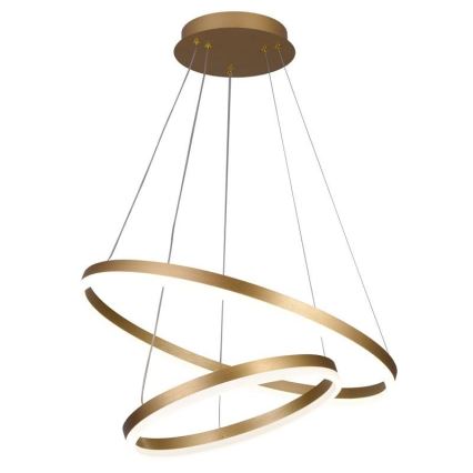 LED Stmívatelný lustr na lanku LED/70W/230V 3000-6500K pr. 60 cm + dálkové ovládání