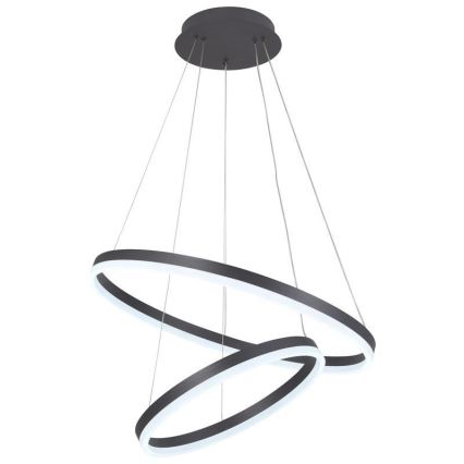 LED Stmívatelný lustr na lanku LED/70W/230V 3000-6500K pr. 60 cm + dálkové ovládání