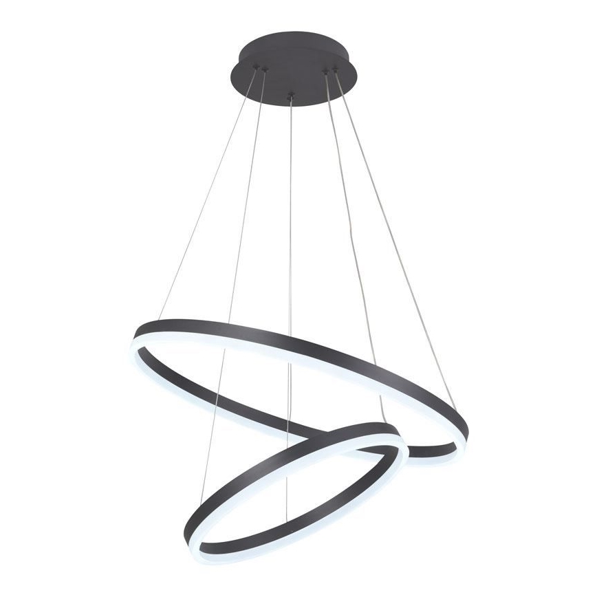 LED Stmívatelný lustr na lanku LED/70W/230V 3000-6500K pr. 60 cm + dálkové ovládání