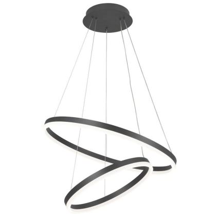 LED Stmívatelný lustr na lanku LED/70W/230V 3000-6500K pr. 60 cm + dálkové ovládání
