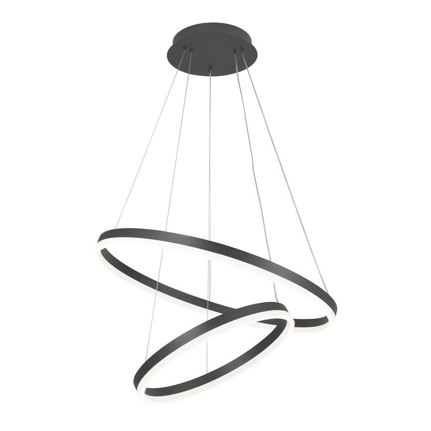 LED Stmívatelný lustr na lanku LED/70W/230V 3000-6500K pr. 60 cm + dálkové ovládání