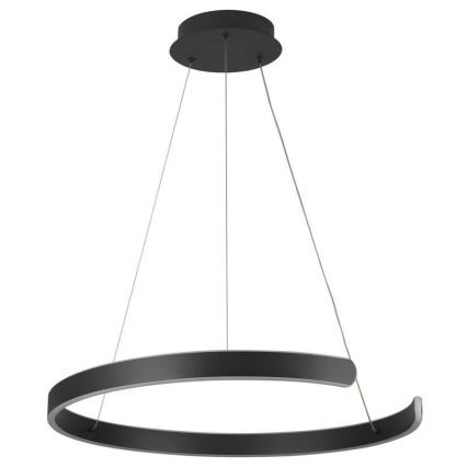 LED Stmívatelný lustr na lanku LED/70W/230V 3000-6500K pr. 60 cm + dálkové ovládání
