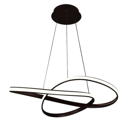LED Stmívatelný lustr na lanku LED/70W/230V 3000-6500K pr. 60 cm + dálkové ovládání