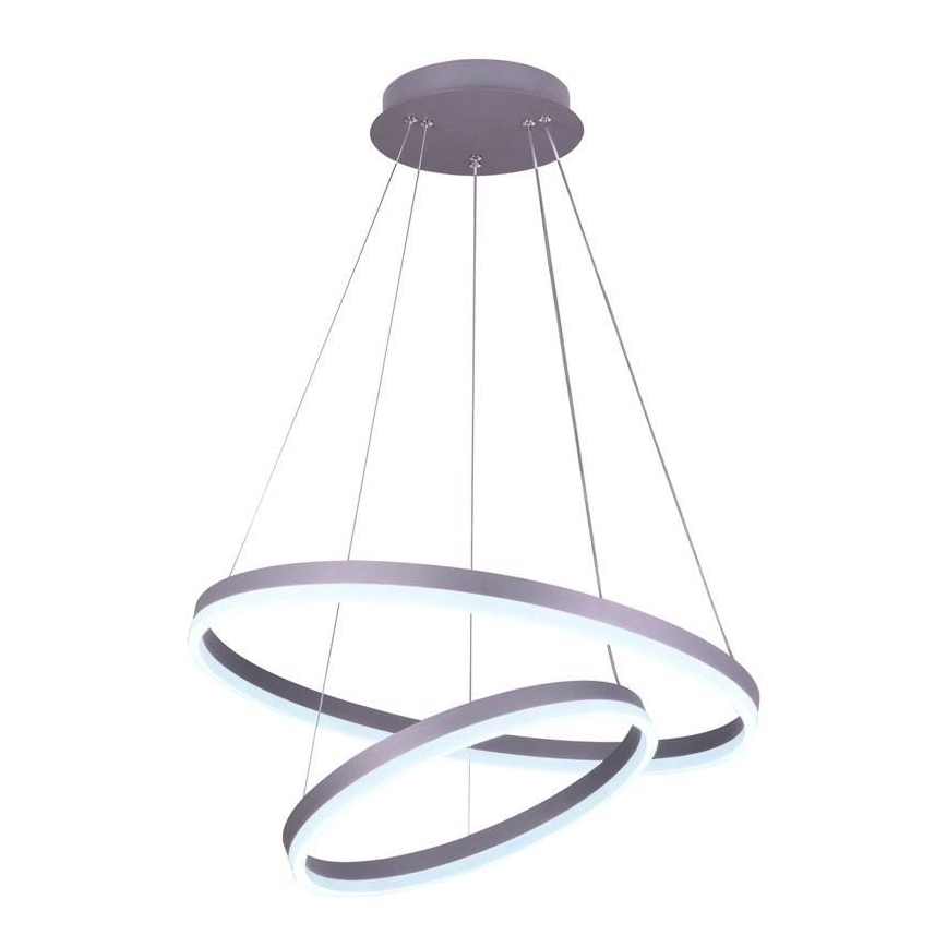 LED Stmívatelný lustr na lanku LED/70W/230V 3000-6500K pr. 60 cm + dálkové ovládání