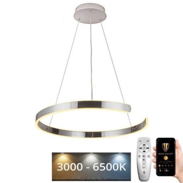 LED Stmívatelný lustr na lanku LED/70W/230V 3000-6500K pr. 60 cm + dálkové ovládání