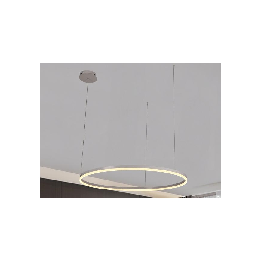 LED Stmívatelný lustr na lanku LED/72W/230V 3000-6500K + dálkové ovládání