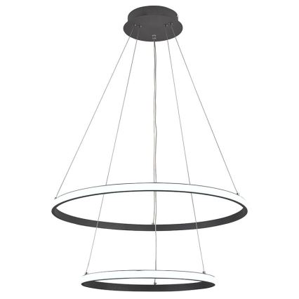 LED Stmívatelný lustr na lanku LED/75W/230V 3000-6500K pr. 60 cm + dálkové ovládání