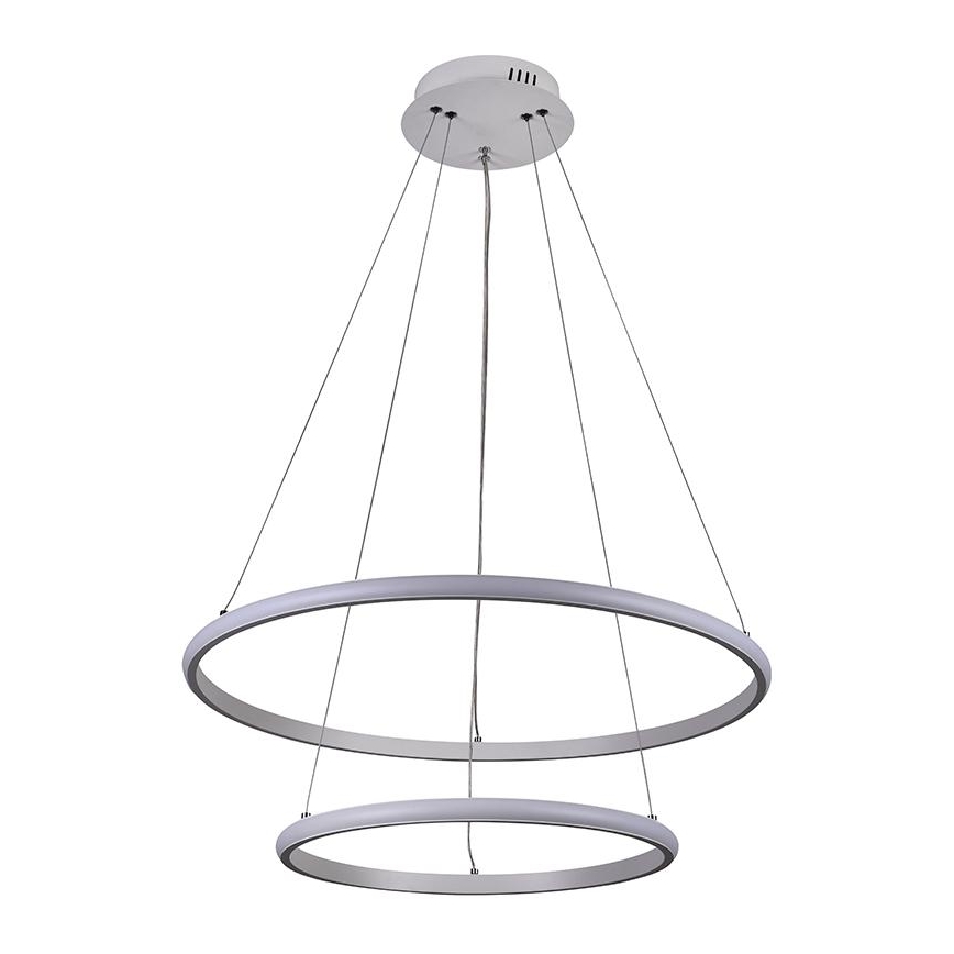 LED Stmívatelný lustr na lanku LED/75W/230V 3000-6500K pr. 60 cm + dálkové ovládání
